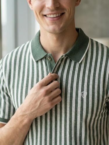 Image of Men Polo Cotton Rich Regular Fit Half Sleeves T-Shirt