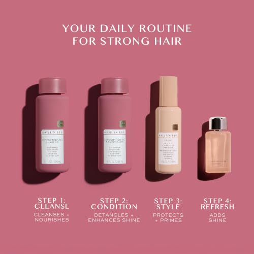 Image of Kristin Ess Biotin Shampoo and Conditioner Set for Women - Sulfate Free + Color Safe - Volume + Thickening - Deep Repair - Thinning Hair + Hair Loss - Promotes Healthy Hair Growth + Anti-Breakage