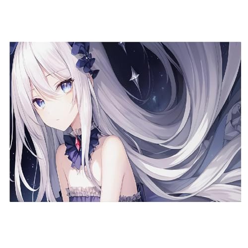 Cuadro en lienzo de anime kawaii para decorar tu oficina con un toque artístico moderno