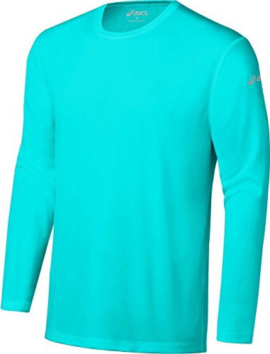 ASICS Men's Ready Set Long Sleeve Shirt, XX-Large, Atomic Blue