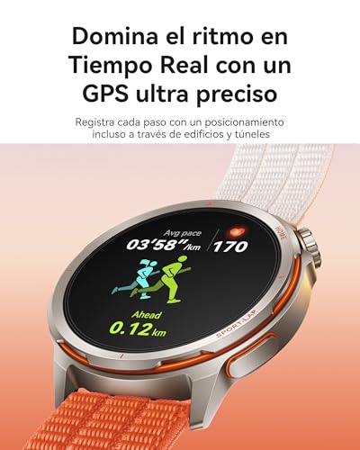 Miniatura 2 de HUAWEI WATCH GT Runner 2 Naranja Smartwatch+Scale 3, Reloj Inteligente, Running GPS Ultra preciso,hasta 14 Días Autonomía, Modo Maratón,Ritmo en Tiempo Real, Diseño Fino en Titanio, VFC, ECG, Pago NFC