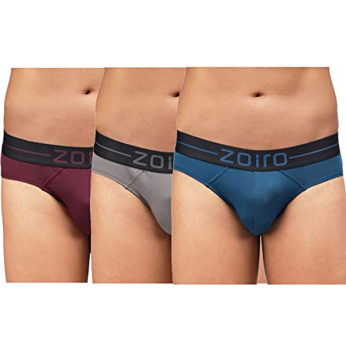 Image of Zoiro Modal Cotton Soft Men's Brief (Combo Pack) |Colour's May Vary