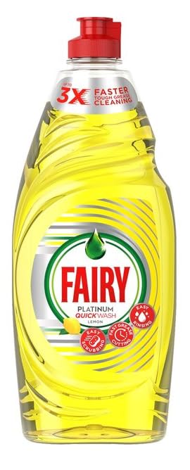 Fairy Platinum Quick Washing Up Dishwasher Liquid Lemon 625ml (B0166GPDZ8) Amazon Price History, Amazon Price Tracker
