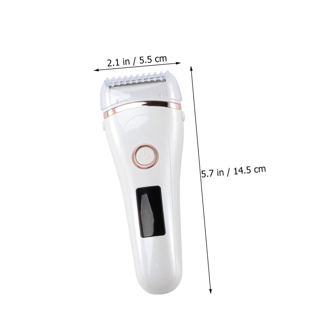 Epilatore Elettrico Da Donna Usb Ricaricabile Display Led, Rasoio Epilatore Viso Corpo Bikini, Trimmer in Acciaio Resistente Per Depilazione Indolore e Pelle Liscia