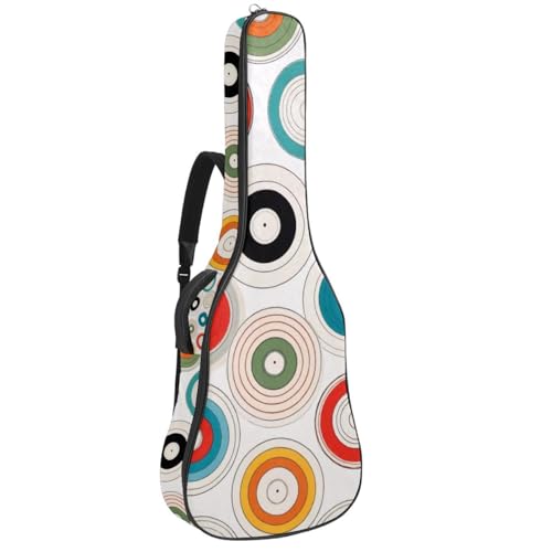 Sac pour guitare acoustique 104,7 cm imperméable housse de protection à poches