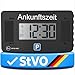 Produktbild Parkwächter V2 elektronische Parkscheibe mit Zulassung fürs Auto - automatische Digitale Parkscheibe - elektrisch mit Zulassung nach StVO - Elektrische Parkuhr Auto - Schwarz
