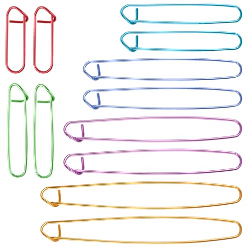 TIESOME 12 Stück Stricken Maschenhalter Set, 6 Größen...