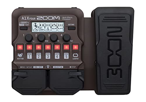 Alimentazione con 4 batterie aa, con una durata della batteria alcalina di 18 ore - maa-1 richiede 2 batterie aa - porta USB per aggiornamenti firmware, alimentazione e connessione a zoom guitar lab