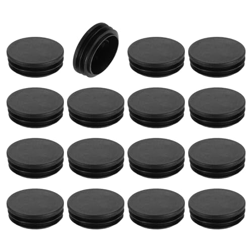 uxcell Round Plastic Plug,48mm(1.89") OD Furniture Leg Pipe Insert 16Pcs