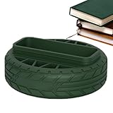 Yonuaret Visitenkartenständer - Stapelbarer Stiftebecher,Reifenförmiger Stapelbarer Schreibtischhalter Für Notizen Und Karten - Für Zuhause Büro Und Schule