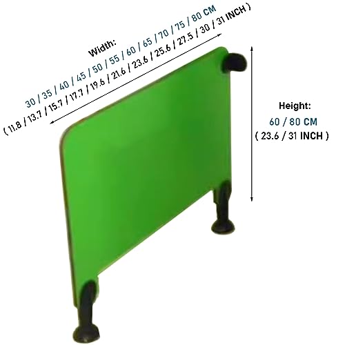 Panel separador de inodoros para evitar salpicaduras en aseos 3
