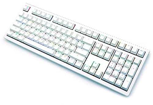 Ducky White Seamless Backlit 108 Key OEM Profile PBT Keycap Set