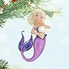 Hallmark Keepsake Christmas Ornament 2024 – Sirena Mitica Con Coda Iridiscente Viola E Perla – Decorazione Albero Di Natale