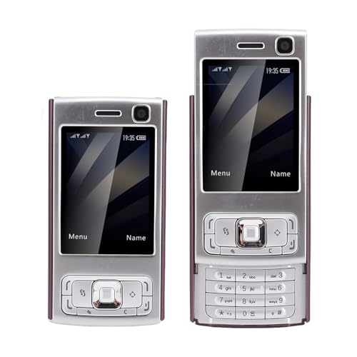 VBESTLIFE Teléfono Deslizante Desbloqueado, Teléfono Móvil 2G gsm con Pantalla de 2.0 Pulgadas, 1000 MAh, Altavoz Fuerte, Doble SIM, Reproductor de Música, Bluetooth, para Niños de la (Violeta)