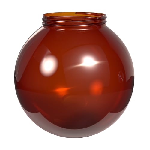 Image of KASTLITE 6 inch Plain Bronze Acrylic Globe, Screw-In Colored Replacement Lens