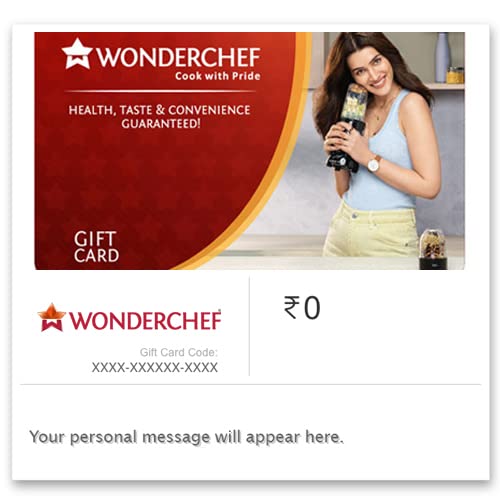Wonderchef | Flat 12% off | E-Gift Card | Instant Delivery | Valid for online purchase | 1 year validity Wonderchef | Flat 12% off | E-Gift Card | Instant Delivery | Valid for online purchase | 1 year validity