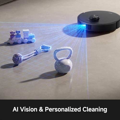 Image of Mova P70 Pro Ultra Robot Vacuum and Mop, 30,000Pa Suction, 212℉ Hot Water Mop Self-Cleaning & 1-Hour Fast Drying, Corner-to-Edge Deep Cleaning, Auto-Empty Dock, AI Object Recognition, Black