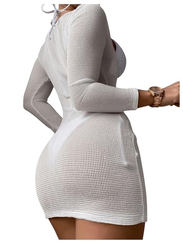 GORGLITTER Women's 3 Piece Swimsuit Triangle Halter Tops High Cut Thong Bikini Set with Cover Up Dress2