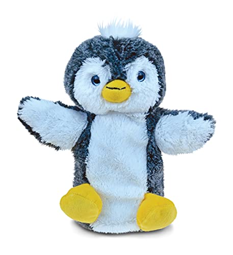 DolliBu Penguin Plush Hand Puppet For Kids - Soft Furry Stuffed Animal Hand Puppet Toy for Puppet Show Games Puppet Theaters for Kids, Adult Cute Puppets Educational Toy to Teach Children & Toddlers