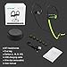 LETSCOM Bluetooth Headphones V5.0 IPX7 Waterproof, Wireless Sport Earphones, HiFi Bass Stereo Sweatproof Earbuds W/Mic, Noise Cancelling Headset for Workout, Running, Gym, 8 Hours Play time