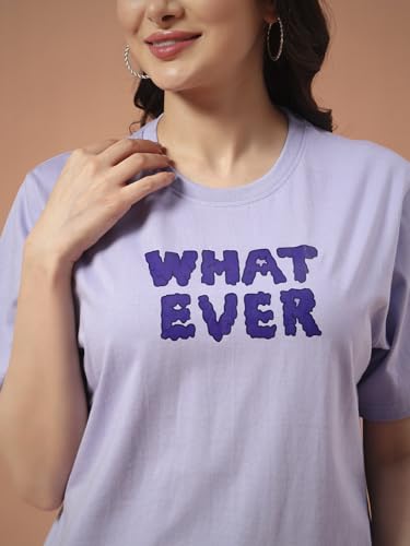 Image of THE DRY STATE Women Loose Fit Half Sleeve T-Shirt