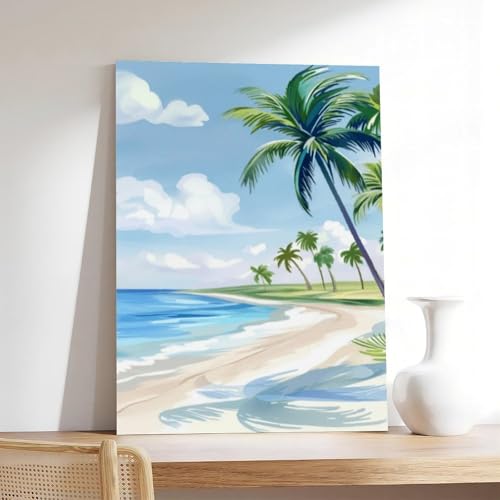 Poster aquarelle Bavaro Beach idée cadeau originale décoration 60x90