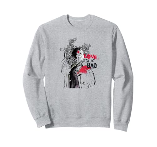 Sweat Cruella de Vil Valentine's Day Bad Love pour couples amateurs de pop culture