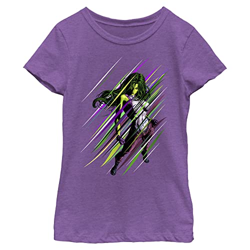 Marvel Classic Sensational Hulk Girls Short Sleeve Tee Shirt