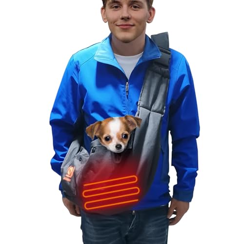 Yorkinaton Dog Carrier with Dog Heating pad Build-in. Dog Carriers for Small Dogs Carriers Sling...
