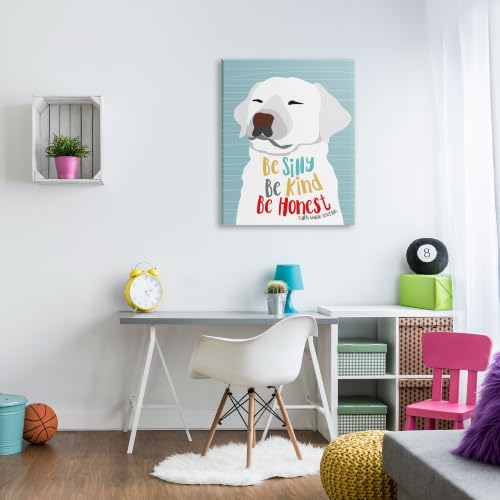 Image of Positive Dog Affirmation Poster, 30 x 40 Inch Canvas Wall Art