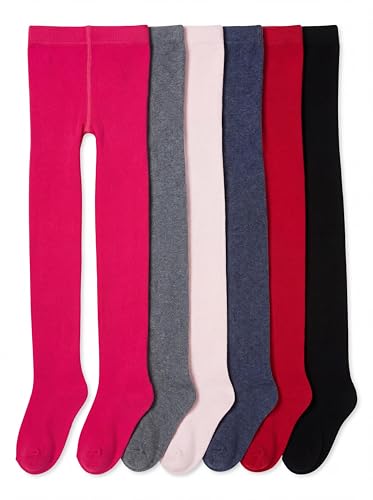 Collants filles TupTam pour l ecole, lot de 6 paires confortables pour courir et jouer