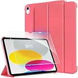 CACOE ケース 2025 iPad 第11世代 11インチ 2022年 iPad 第10世代 10.9インチ 対応 2022年発売 強化ガラス 薄型 ケース スタンド機能付き スイカパウダー