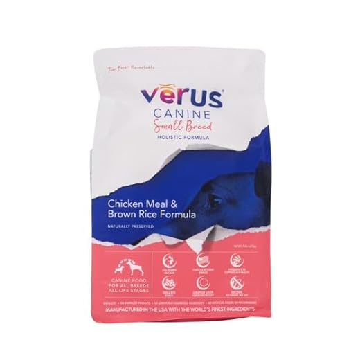 VeRUS Pet Foods Dry Dog Food Chicken, Small Breed Formula (4lb)