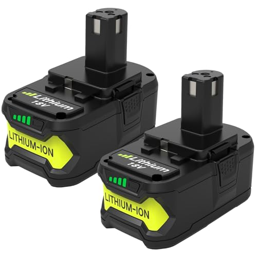 2-Pack 18V 8000mAh P108 Extended Runtime Replacement for Ryobi 18V Battery