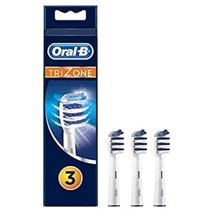 Oral-B TriZone Testine di ricambio 4 pezzi Blu 1 unità (Confezione da 4)