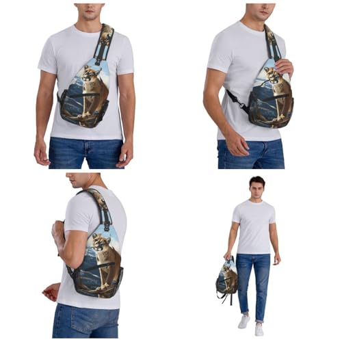 Morrales Crossbody Sling Bag Panther Mountain Lion miniatura 6