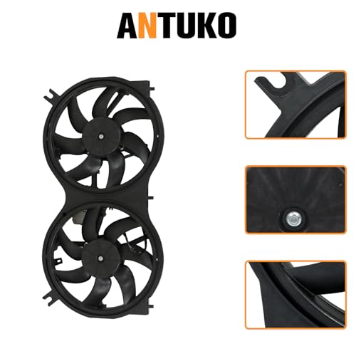 Radiator Condenser Cooling Fan Assembly Replacement for 2013 JX35 2014-2020 QX60 2013-2020 Pathfinder NI3115149 623760 by ANTUKO - Image 7