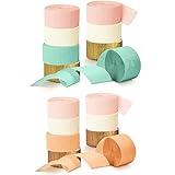 🎊 【Decoración de Bricolaje】Se puede doblar, atar, colgar o pegar para crear su propio estilo de fiesta personalizado.