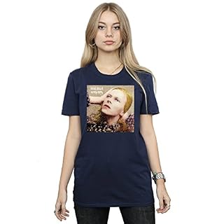 Absolute Cult David Bowie Femme Hunky Dory Album Cover Petit Ami Fit T-Shirt - Les Beatles, Paul McCartney, John Lennon, RIngo Starr, George Harrison