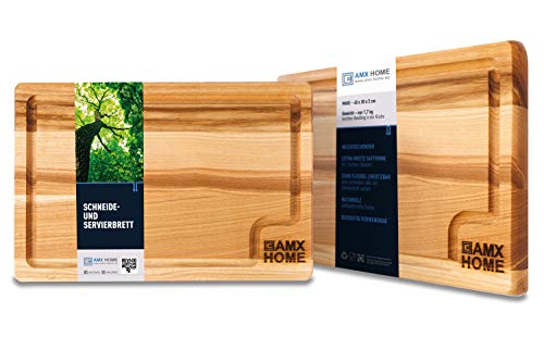 AMX Home Tagliere in legno di alta qualità,...