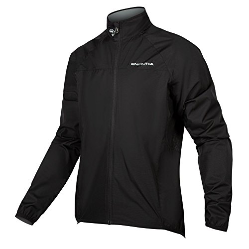Endura Men's Xtract Cycling Jacket II | Waterproof | Breathable | Packable Jacket, Black, S