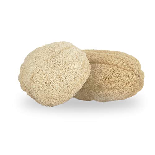 Loofah Moments™ Badeschwamm | Naturschwamm aus Luffa | Vegan & Plastikfrei | Duschschwamm & Peeling | 1x klein Cover