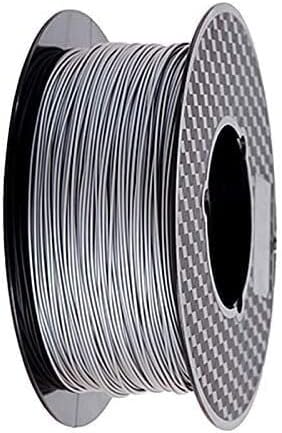 review HSHA Metal Silver 3D Printer Filament PLA 1.75mm 1Kg Spool Metal Color Silver Metallic PLA Printing Materials Supplies Printer Parts (Color : Silver) 22.7.16 (Color : Silver)