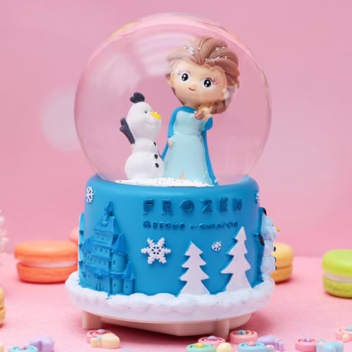 Music Snow Globe, Large Internal Rotation Snowglobe, Princess Snow Globes