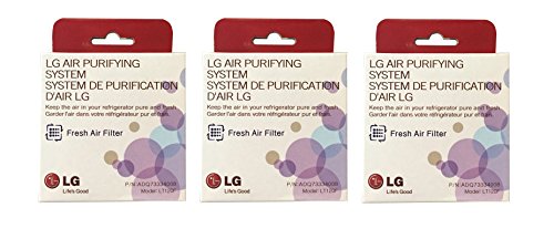 LG LT120F Replacement Fresh Air Filter for Refrigerators - 3 packs