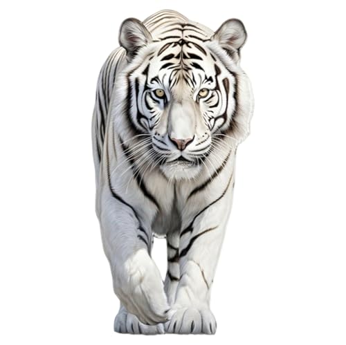 Vinilo decorativo Tigre Blanco con efecto 3D removible