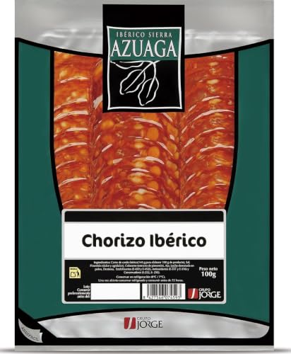 Azuaga - Lonchas De Chorizo De Cerdo Ibérico Extra Envasadas Al Vacío 100 g