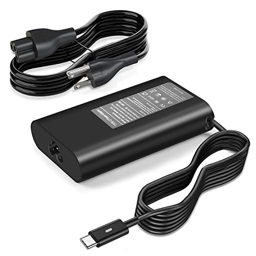 65W 45W USB-C Laptop Charger for Dell Vpro Vostro XPS 13 Chromebook & Latitude Series 5520 7420 7410 5420 5530 3420 e5430 e7430 3330 5570 7390 3410 5500 9315 9300 Type C Power Adapter