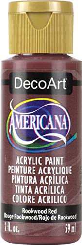 Image of DecoArt Americana Acrylic Paint, 2-Ounce, Rookwood Red