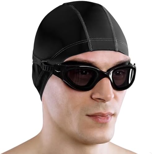 AqtivAqua Swimming Goggles, DX Wide View Swim Goggles for Adult Men Women, Anti Fog No Leaking